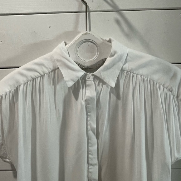 COMPAÑIA FANTASTICA white blouse size S - Picture 7 of 13